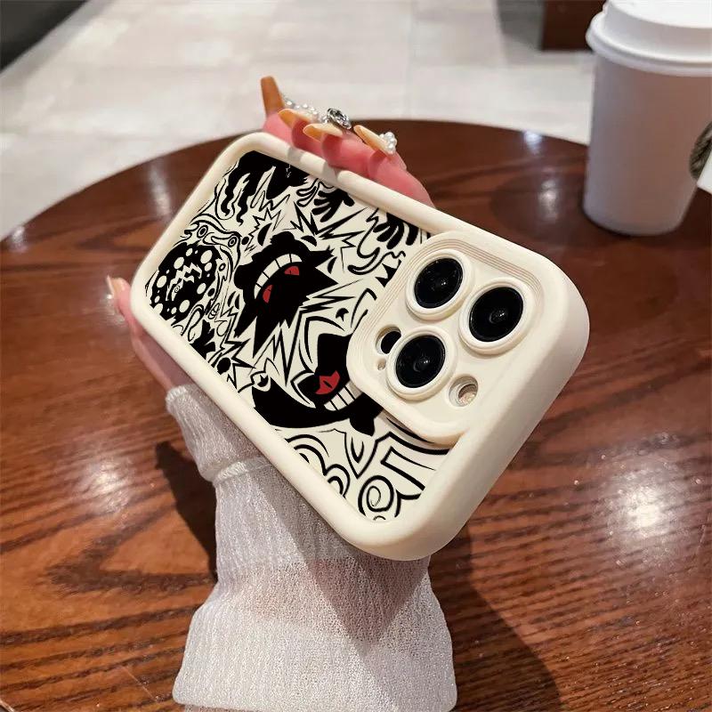 Gengar Minimalist Silicone Case For Xiaomi Redmi 15C 15 13 12 10 14C 13C 12C 10C A5 A3 Note 14 Pro 5G 12 13 Pro Plus 12S Cover
