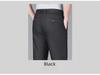 Men's Black Non-Iron Stretch Casual Shorts - All-Season, Anti-Wrinkle, Straight Fit, Sports Style