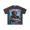 26 Cross-border foreign trade VALL Meichao high street retro washing water old direct injection hot diamond short sleeve pullover men's and women's 
