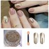 1Box Nail Magic Mirror Paillettes Colore pieno Unghie brillanti Decorazione per unghie fai da te per appassionati di unghie e manicure