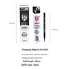 MG 0,5 mm Schwarze Examens-Neutralstift-Mine, Große Kapazität, Schnelltrocknend 4196 MG666 Unterschriftenstift