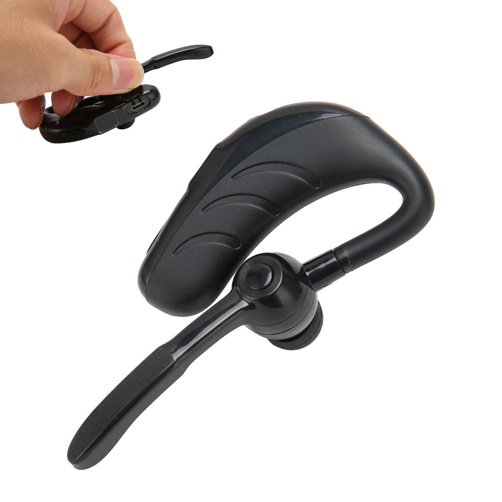 

Earpiece HD Calls Rechargeable Single Ear Wireless Headset with Power Display for Phone Tablet
