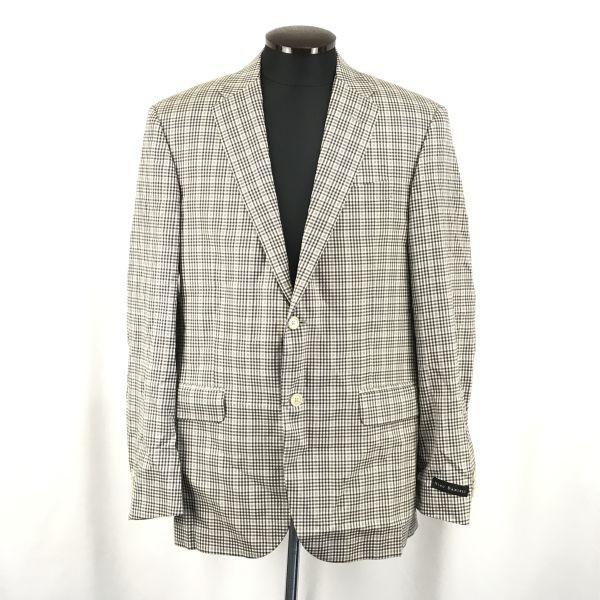 

Nino Danieli Пиджак приталенный на подкладке Мужской L 50 Бежевый в клетку