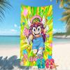 Customizable personalized beach towels Arale Norimaki themed designs.Suitable for the beach, yoga, sports;ideal as beach accessories