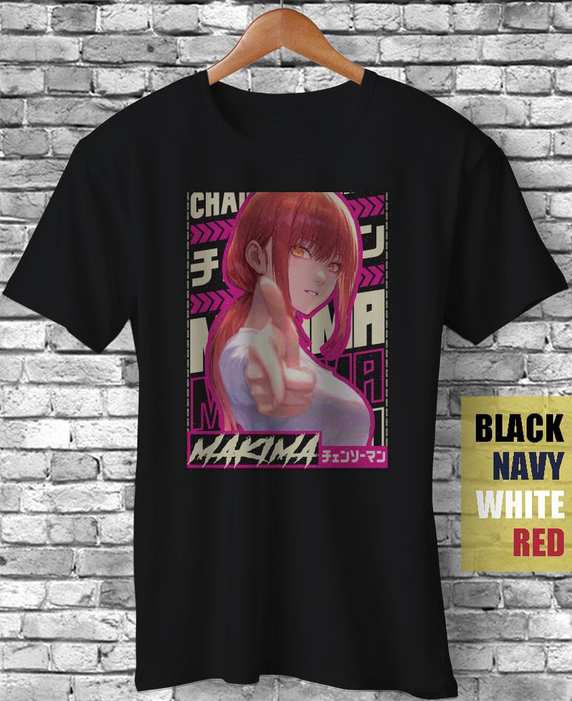 

Makima Chainsaw Man Manga Anime Japanese Denji Power Funny Gift Unisex T-Shirt Unisex T-Shirt XL
