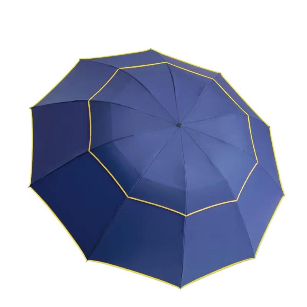 Rain Protection Wind Resistant Umbrella Folding Design Non-automatic Umbrella  Travel