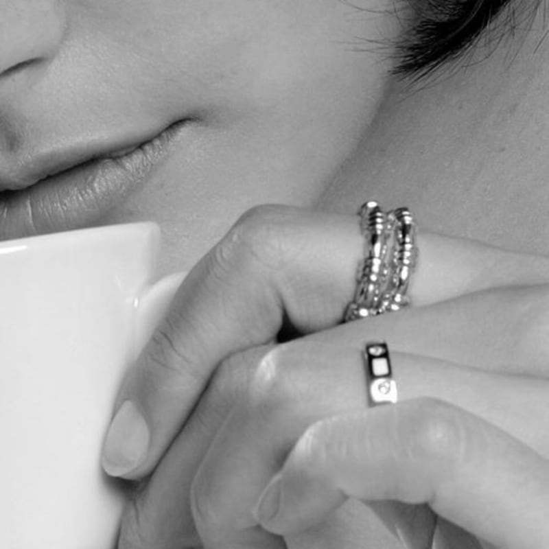 Sophy Rouge Lunatic Planet Gold Open Ring