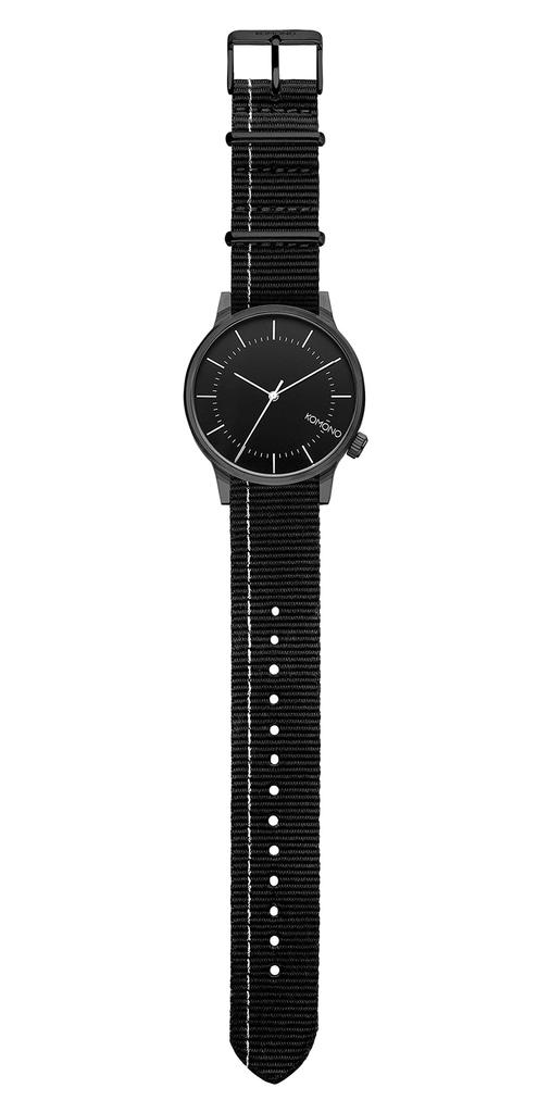 Authorized Dealer Komono Watch Regal Winston Regal NATO Black [KOMONO] Men's KOM-W2272 [Winston Nato]