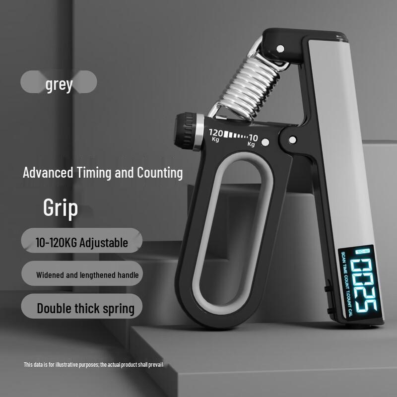 WEZHO Adjustable Hand Grip Strengthener with Electronic Counter