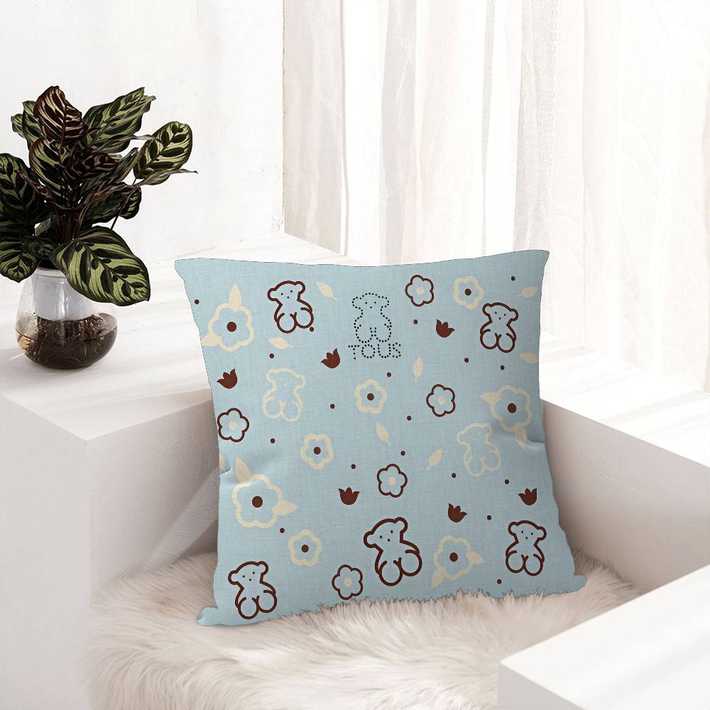 T-TOUSes Pillowcase toon Gift Cushion Cover Bedroom Home Sofa Chair Seat Decor pillow case