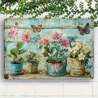 Retro Metal Paintings, Furniture, Living Room Decoration 20x30cm