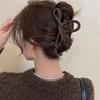 Matte Hair Clips Vintage Ribbon Bow Hair Claws Crab Headwear Hairpins Shark Ponytail for Women Hair Accessories Barrettes