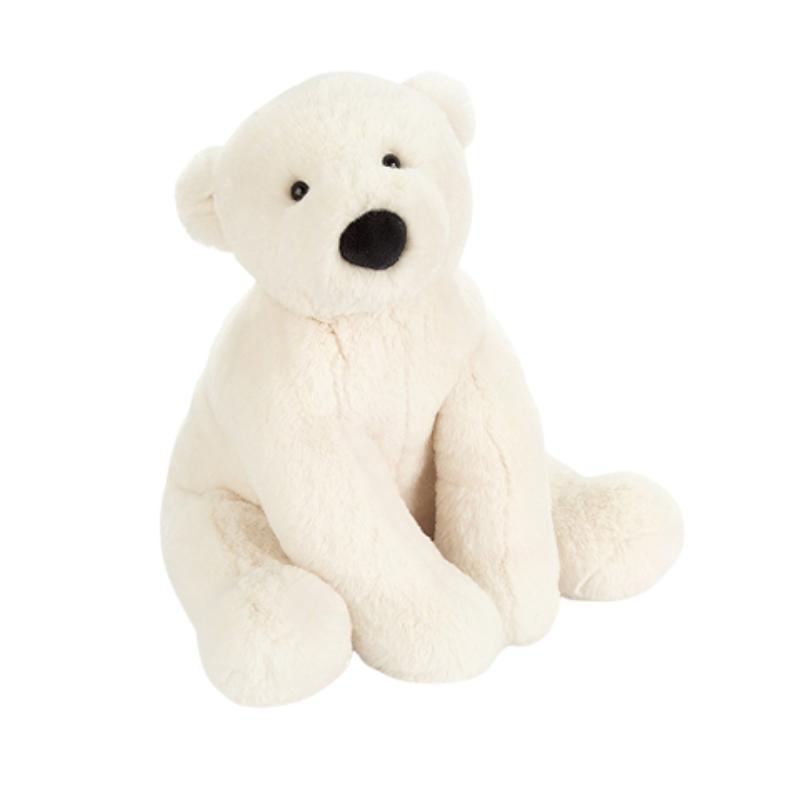 

JELLYCAT Arctic and Antarctic Animals Polar Bear Perry Pacifying White Doll Plush Figure 12cm/26cm Height 12 cm