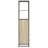 Bathroom Cabinet In Sonoma Oak 35 X 37.5 X 166 Cm Particleboard