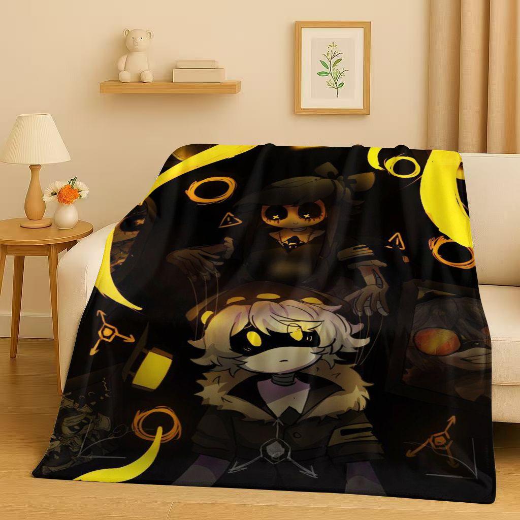 HD Kreslená Vražedná Dron V Uzi J Robot Flanelová Přikrývka, Ultra Měkká Teplá Plyšovádeka pro Domácí Ložnici Postel Pohovku Kryt Piknik Děti