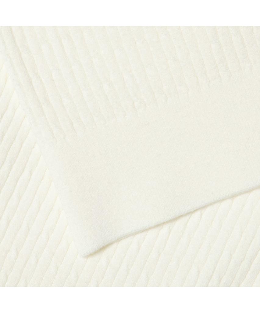 LACOSTE Women'S Cable Short Sleeve Polo Sweater Pf597E-55G 70V
