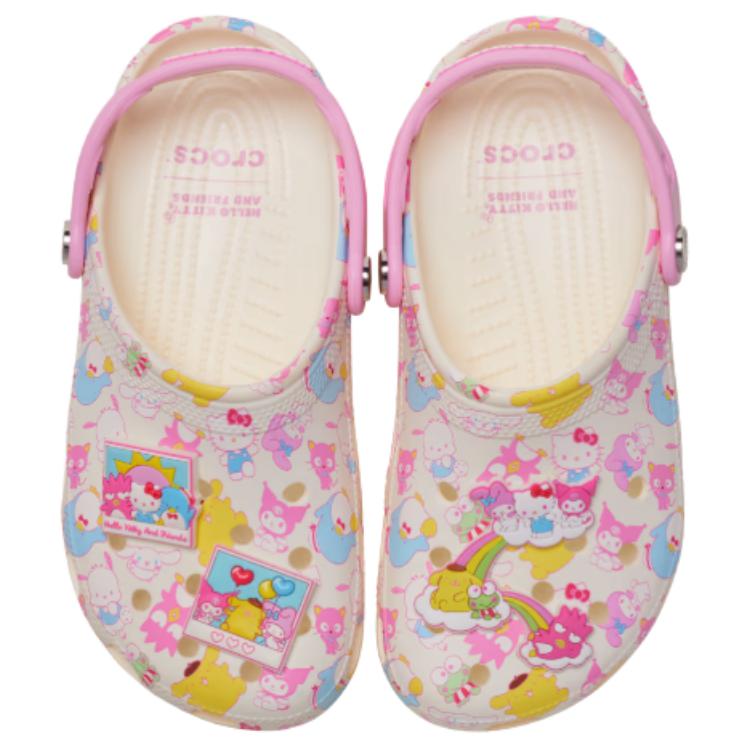 Crocs Unisex Hello Kitty & Friends Pastel Classic Clog Pink 212684-90H