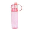 NEW 600ML Sports Spray Plastic Water Cup Outdoor Cooling Water Bottle Creative Student Gift Spray Water Cup Handy Cups Drinkware