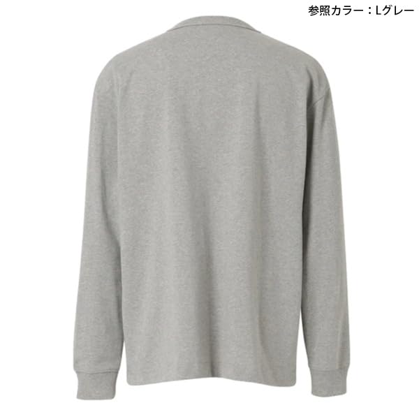 Nanga ECO HYBRID BOX LOGO TEE Hybrid Box Logo Long Sleeve OATMEAL M L/S (Eco Tee)