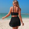 Summer Women's Two-Piece Swimsuit, European and American Sexy Mesh High-Waisted Bikini Swimsuit