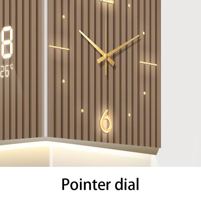 Modern Wall Clock Decorative Led Digital Clock Large Temperature Clocks Office Interior Calendar Clocks Aesthetic Room Decor