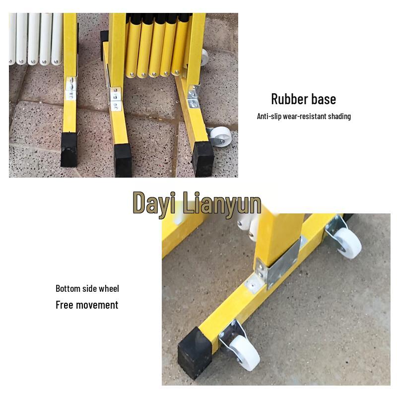 Fiberglass Retractable Safety Barrier