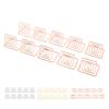 10Pcs Business Card Holder Mini Cute Metal Desktop Message Display Stand for Table Number Photo Memo