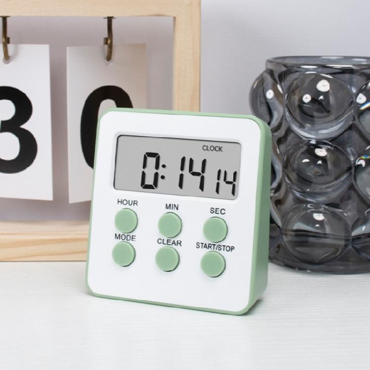 Studenten-Lern-Timer mit lautem Wecker und LED-Anzeige, batteriebetriebenes Stoppuhr-Werkzeug, praktisches Küchengerät