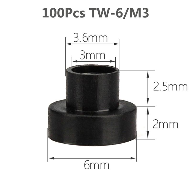 Screw Nylon Transistor Gasket The Step T-Type Plastic Washer