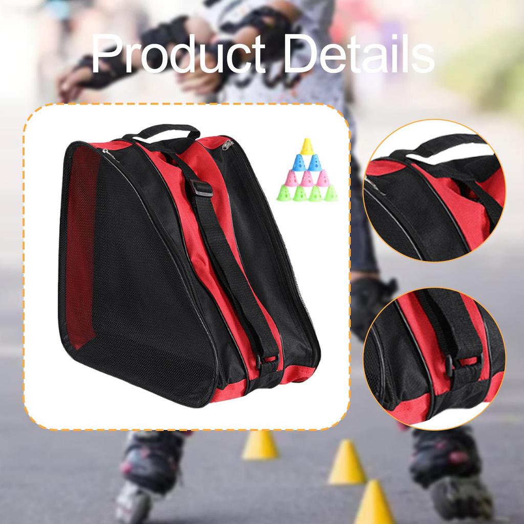 Practical Wear Resistant Inline Skate Carrier Blue