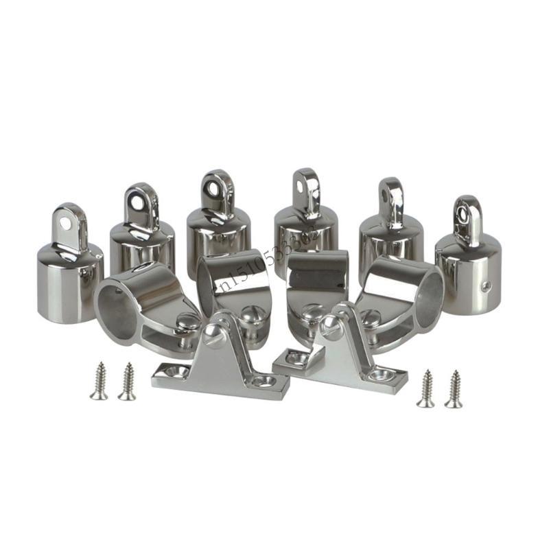 

090E 7/8 inch or 1 inch Bimini Top Cap Eye End Boat Fitting Stainless Steel 316 Fits 7/8inch or 1inch O.D. Round Tubing