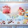 Acrylic Clear Cake Display Stand Dessert Table Kitchen DIY Cake Decor Tool for Friend Family Neighbors Gift