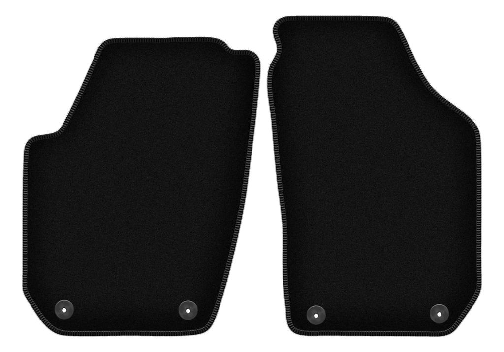 BASIS Velours Fußmatten vorne für: Skoda Fabia II Schrägheck, Kombi (2007-2014)