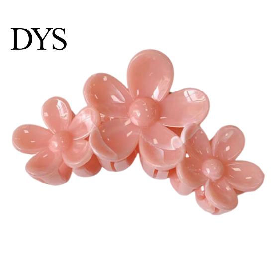 Hair Claw for Large Volume Three-Dimensional Flower Design Shark Clip Buns Half-Tied Back Head Commuting Accessories Durable