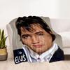 Love Elvis Presley Blanket Durable Comfort Great for Office Chair Bedding Chair All-Season Use Playful Design Birthday Christmas Gift Blanket