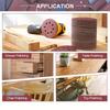 30PCS 5 inch (125mm) round sandpaper, 8-hole sanding sandpaper, 60/80/100 mesh, suitable for polishing