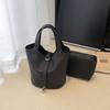 1Pc Popular Bag Women's 2026 New Spring Korean Version Fashion Texture Shoulder Messenger Bag Portable Bucket Bag