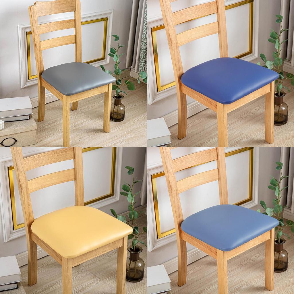 Pu Waterproof Office Chair Cover With Elastic Buckles For Dust Prevention In Modern Home Decor
