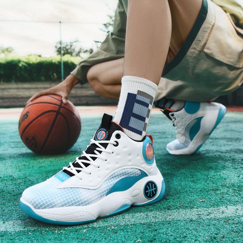 New Men's Sports Shoes Fashion Mesh Breathable Sports Casual Basketball Shoes