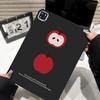 Black edge two apples for Apple iPad 11-inch protective case Xiaomi Pad 6 soft case Samsung Tab S7