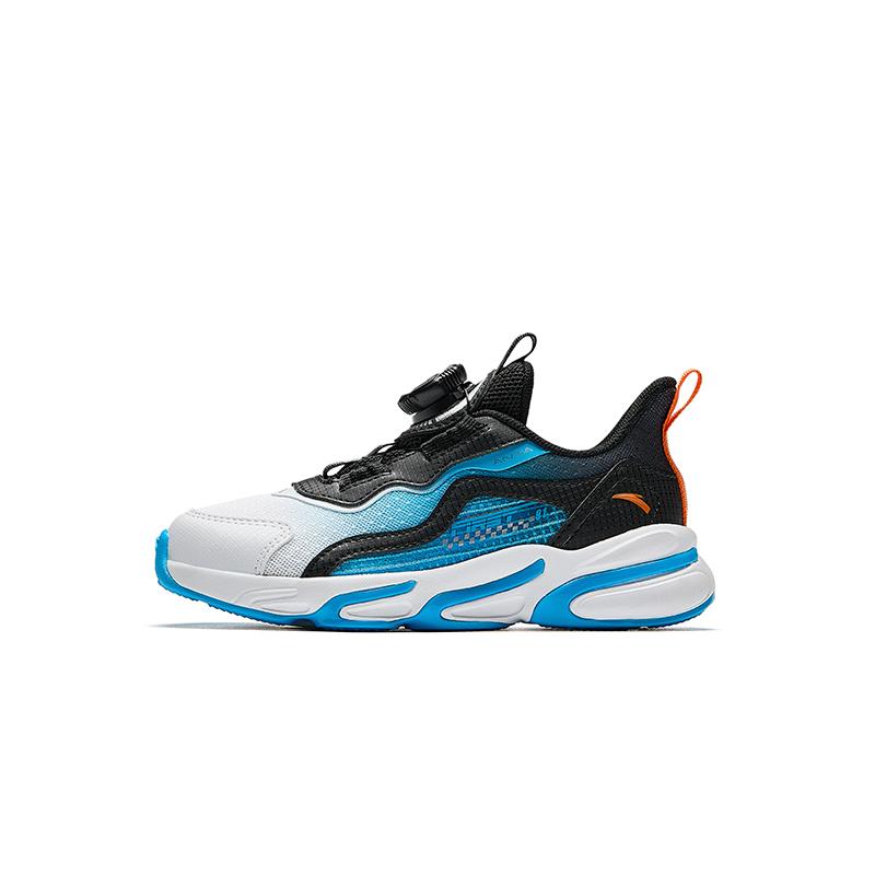 Anta Childrens Red Flame Trendy Fashion Comfortable Versatile Sports Breathable Lightweight Shock Absorbing Low-Top Childrens Running Shoes A12439919H