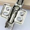 1 Stück Türscharnier aus Edelstahl mit hydraulischem Dämpfer, sanftem Schließmechanismus und vollständiger Abdeckung für Schrank- und Möbelbeschläge