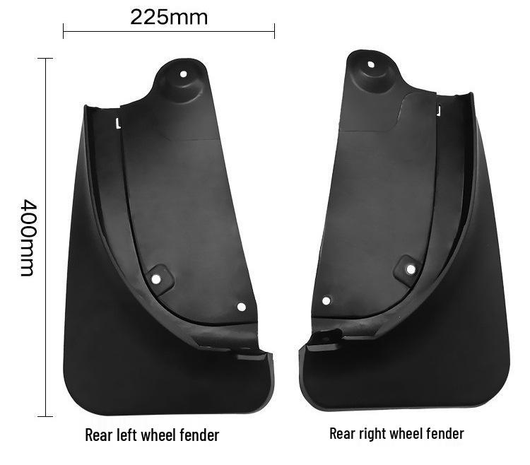 Parafanghi Compatibili per Tesla Model Y (2021-2024) - Taglia Larga, Design Transfrontaliero