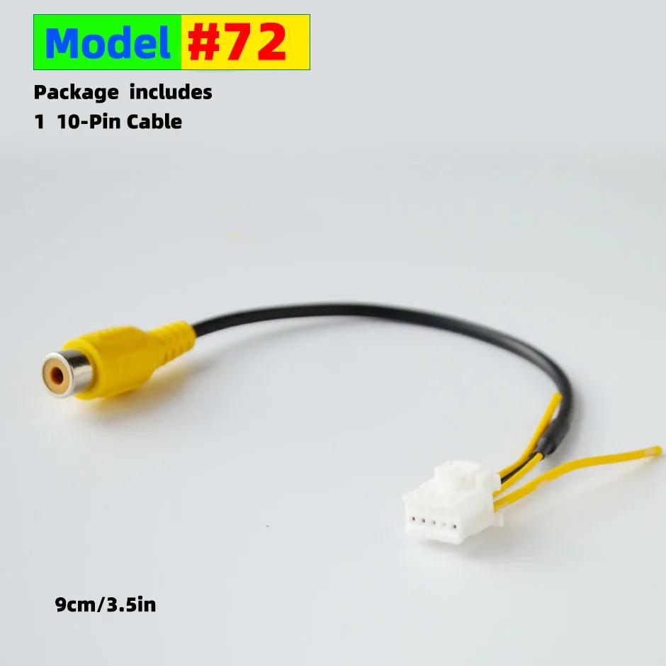 

Qxny 10-Pin RCA Video Cable or 4-pin/6-pin USB Cord for Android Radio Accessories Backup Camera Adapter Wiring Connector