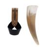 Historical Role Playing Horn Shield Medieval Style PU Leather Cover Ancient Costume Accessory Lightweight Role playing
