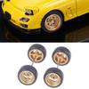 1:64 Car Wheels For Hotwheels Rubber Tire With Wheel Part 1 DIY Toys Model Car Racing Car Set W D1B9