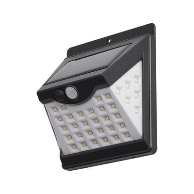 NVC Solar Wall Light, Motion Sensor Outdoor Home Garden Light, Rural Exterior LED Floodlight with Light Control And Human Sensing