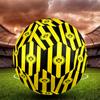 Pallone da Calcetto Indoor Borussia Dortmund Taglia 5 Colorato Per Tutte le Età Cucito a Macchina PVC Pronto per la Competizione Resistente Alto Rimbalzo