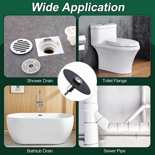 SPEEDWOX Pipe Inside Cutter, Mini Slitter Blade, Circular Saw Blade Set, Internal Pipe Cutter, PVC Pipe Inside Cutter, 1/4-inch Hex Shank, High-Speed