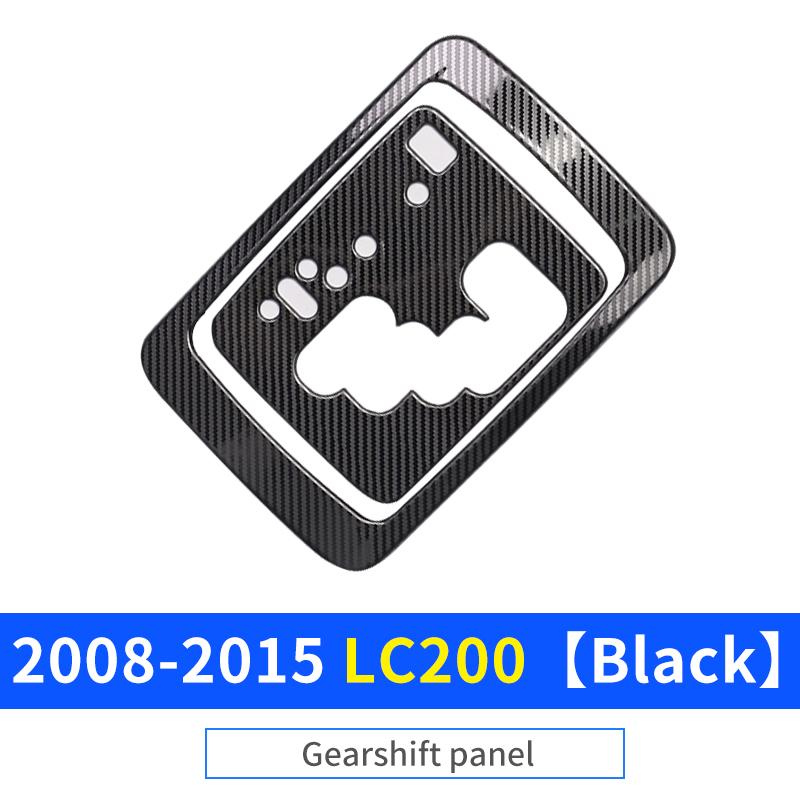 

For 2008-2015 Toyota Land Cruiser 200 Transmission Panel Protection Modification Accessories LC200 Central Control Decoration 08-15 Carbon Fiber B